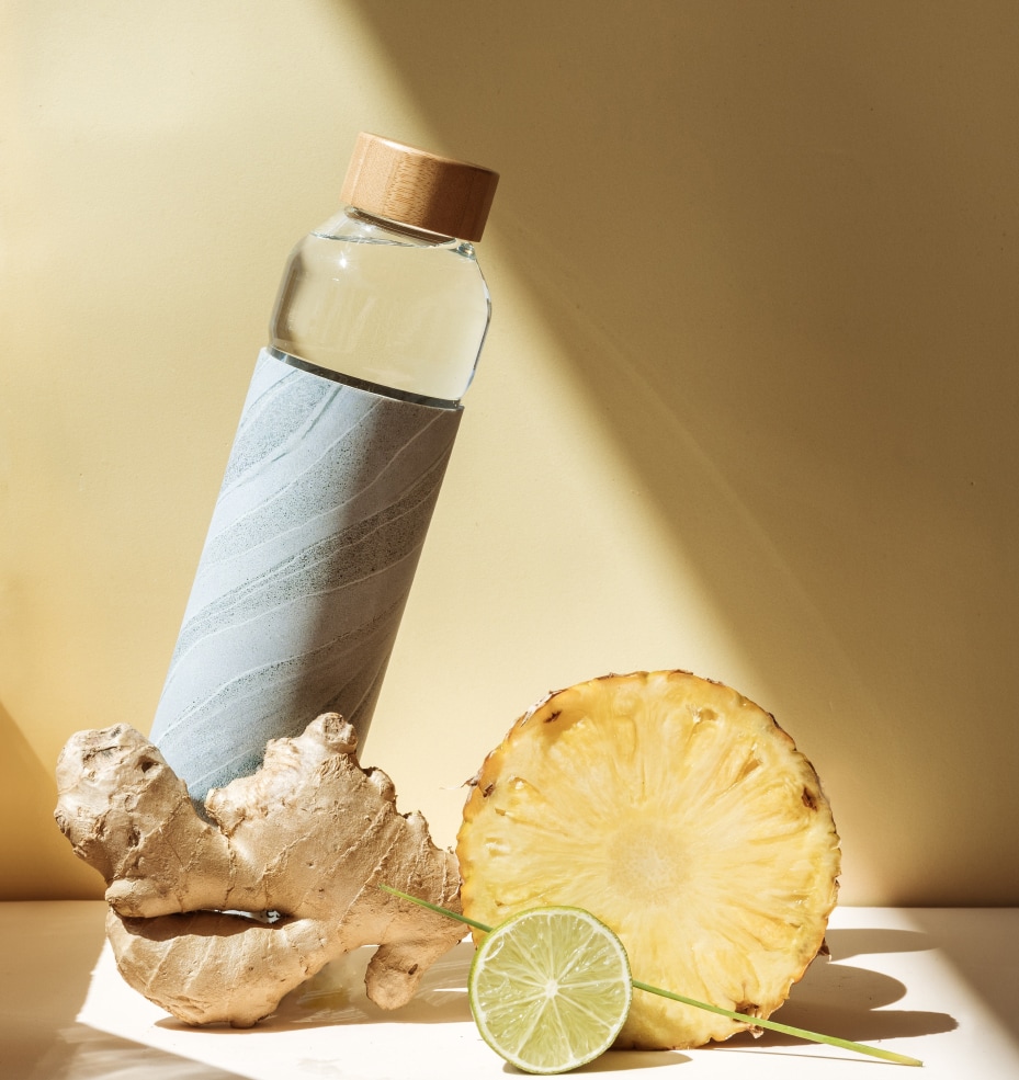 Eco-friendly Oublé bottle hero slide for homepage carousel