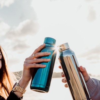 Oublé reusable bottle product image in mission section